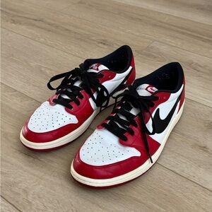 2016 Air Jordan 1 Low OG Chicago SIZE 10.5 EXCELLENT CONDITION